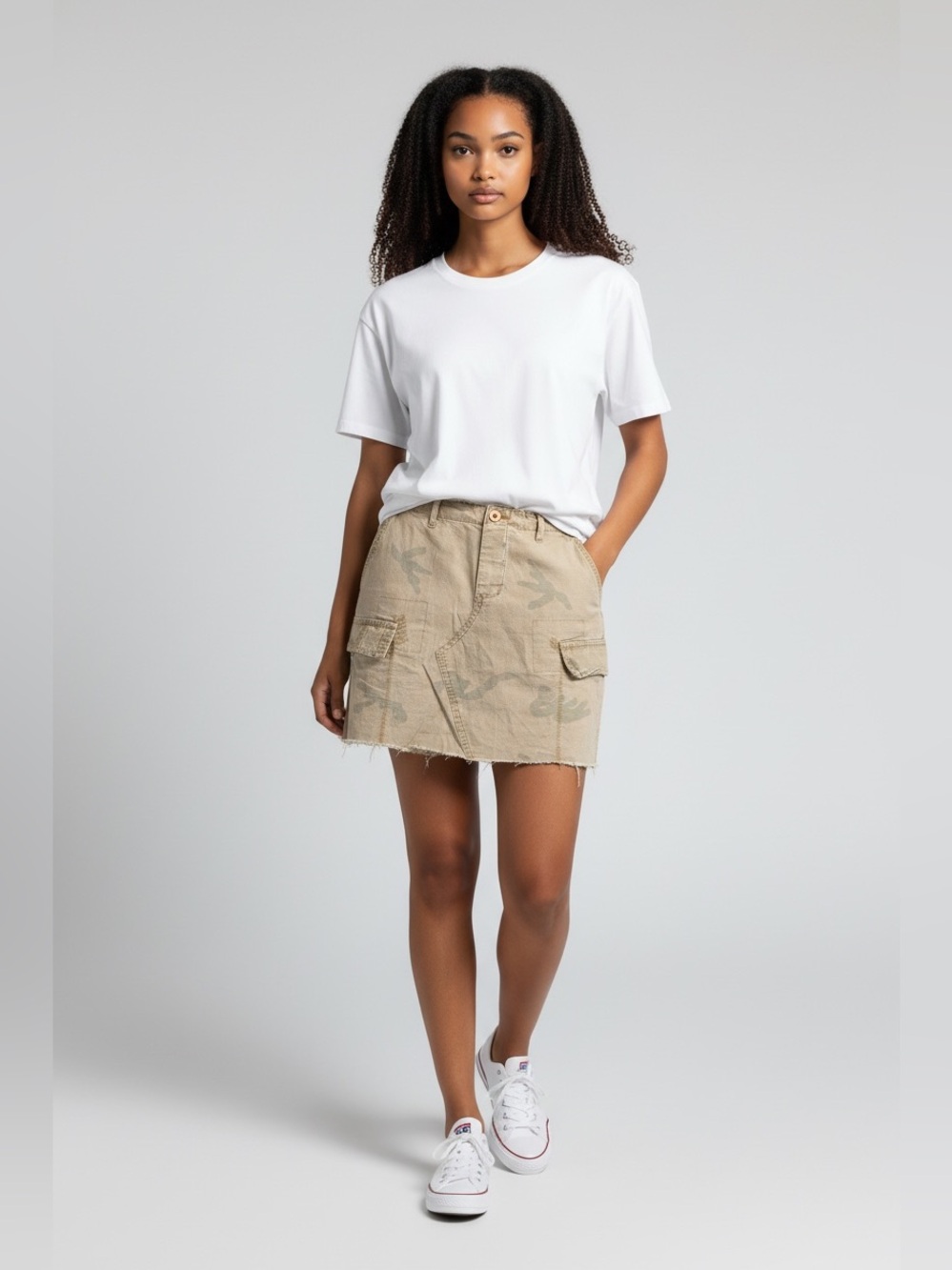 Vintage 00’s Wet Seal Camo Skirt